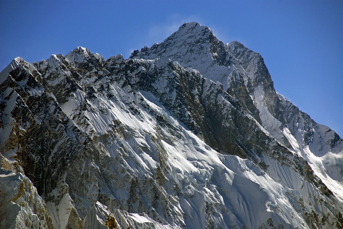 Renjo La 4-5 Nuptse, Lhotse West Face, Lhotse Shar Close Up From Renjo La